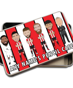 Sheff Utd Personalised Pencil Tin Case Vector Heroes