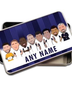Spurs 2024-25 Personalised Pencil Tin Case Vector Heroes