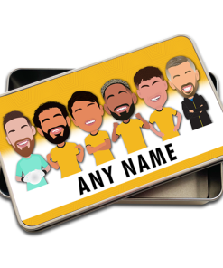 Wolves 2024-25 Personalised Pencil Tin Case Vector Heroes