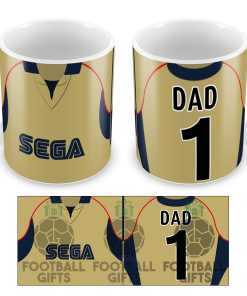 No.1 Dad Arsenal Retro Away 2001 Shirt Mug Fathers Day Classic Kits
