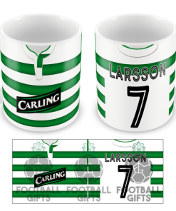 Celtic Larsson 7 Retro Home 2003 Shirt Mug Classic Kits
