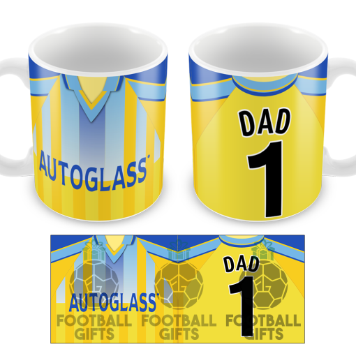 No.1 Dad Chelsea Retro Away 1997 Shirt Mug Fathers Day Classic Kits