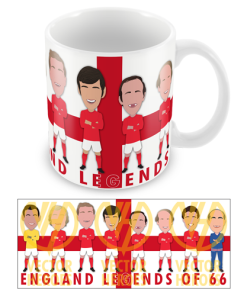 England Legends 1966 Mug Vector Heroes