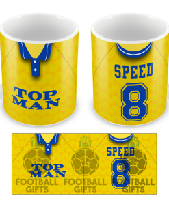 Leeds Speed 8 Retro Away 1989 Shirt Mug Classic Kits