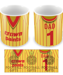 No.1 Dad Liverpool Retro Away 1982 Shirt Mug Fathers Day Classic Kits