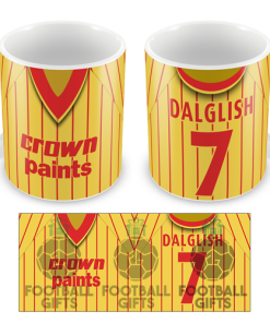 Liverpool Dalglish 7 Retro Away 1982 Shirt Mug Classic Kits