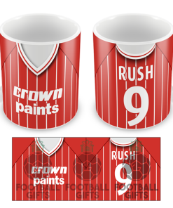 Liverpool Rush 9 Retro Home 1984 Shirt Mug Classic Kits