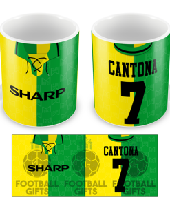 Man Utd Cantona 7 Retro Away 92-94 Shirt Mug Classic Kits