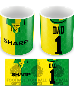 No.1 Dad Man Utd Retro Away 92-94 Shirt Mug Fathers Day Classic Kits