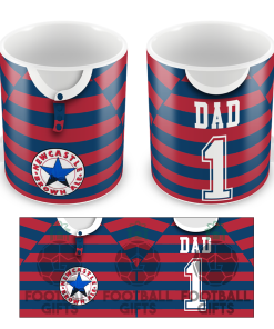 No.1 Dad Newcastle Retro Away 1995 Shirt Mug Fathers Day Classic Kits