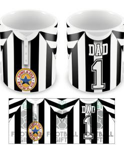 No.1 Dad Newcastle Retro Home 1996 Shirt Mug Fathers Day Classic Kits