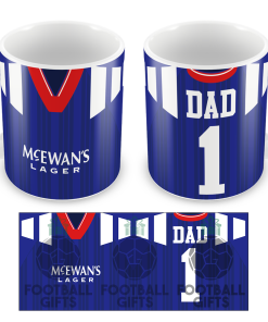 No.1 Dad Rangers Retro Home 1992 Shirt Mug Fathers Day Classic Kits