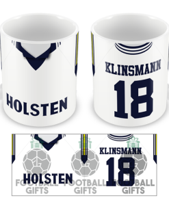 Spurs Klinsmann 18 Retro Home 1994 Shirt Mug Classic Kits