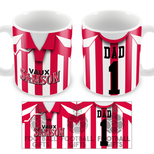 No.1 Dad Sunderland Retro Home 1995 Shirt Mug Fathers Day Classic Kits
