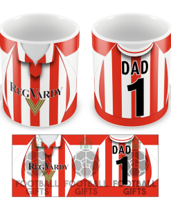 No.1 Dad Sunderland Retro Home 2002 Shirt Mug Fathers Day Classic Kits