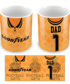 No.1 Dad Wolves Retro Home 1991 Shirt Mug Fathers Day Classic Kits