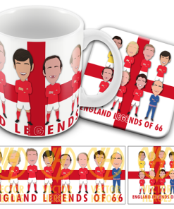 England Legends 1966 Mug and Coaster Set Vector Heroes