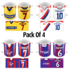 Crystal Palace Retro Shirt Mugs Classic Kits Pack Of 4