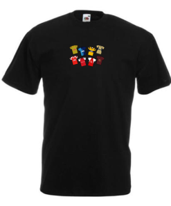 Arsenal Retro Kits Black T-Shirt Classic Kits