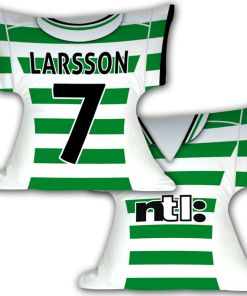 Celtic Home 2002 Retro Shirt Cushion Larsson 7