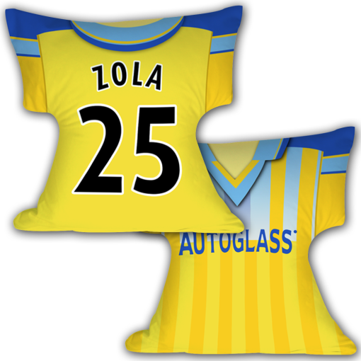 Chelsea Away 1997 Retro Shirt Cushion Zola 25