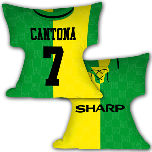 Man Utd Away 92-94 Retro Shirt Cushion Cantona 7
