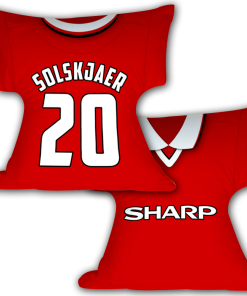 Man Utd Home 1999 Retro Shirt Cushion Solskjaer 20