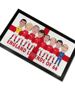 England Legends 1966 Bar Runner Mat Vector Heroes