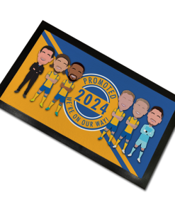 Mansfield Promoted 2024 Bar Runner Mat Vector Heroes