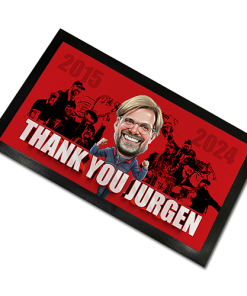 Thank You Jurgen Bar Runner Mat The Football Artist