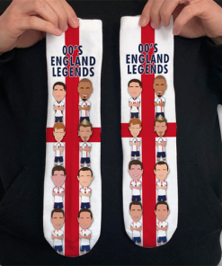 England Legends 2000s Socks Vector Heroes