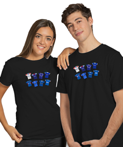 Rangers Retro Kits Black T-Shirt Classic Kits - Image 4