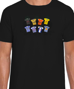 Sheffield Wednesday Retro Kits Black T-Shirt Classic Kits