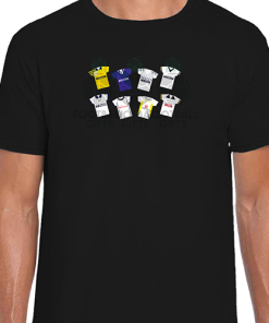 Spurs Retro Kits Black T-Shirt Classic Kits