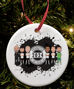 Derby Promoted 2024 Splash Christmas Tree Decoration Vector Heroes