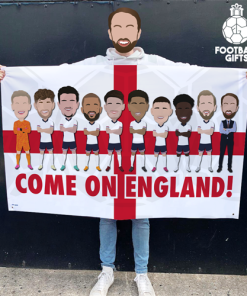 England Football Flag 5ftx3ft St George Come On England Euro 24