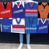 Ipswich Retro Kit Montage Football Flag High Quality Classic Kits