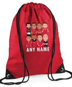 Liverpool Personalised Gym Bag Vector Heroes 2024-25