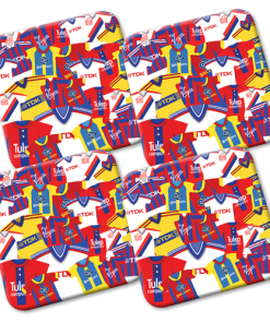 Palace Retro Shirts Classic Kits Mash Coasters Pack Of 4