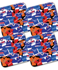 Ipswich Retro Shirts Classic Kits Mash Coasters Pack Of 4