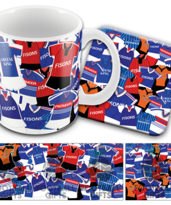 Ipswich Retro Shirt Classic Kit Mash Mug and Coaster Set