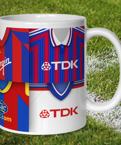 Alternative view of Crystal Palace Retro Shirt Montage Mug