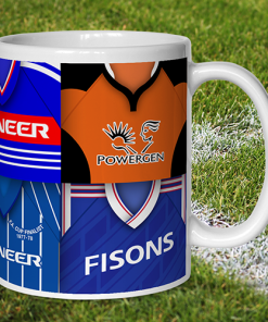 Alternative view of Ipswich Town Retro Shirt Montage Mug