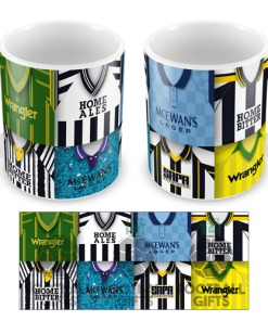 Notts County Retro Shirt Montage Mug