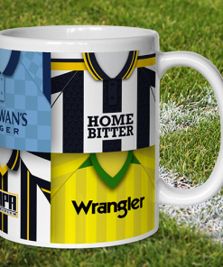 Alternative view of Notts County Retro Shirt Montage Mug
