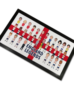 England Football Legends Bar Runner Mat Vector Heroes