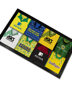 Norwich Classic Shirts Retro Home & Away Shirts Kit Montage Bar Runner