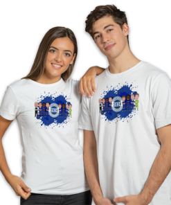 Leicester Champions 2024 Splash White T-Shirt Vector Heroes