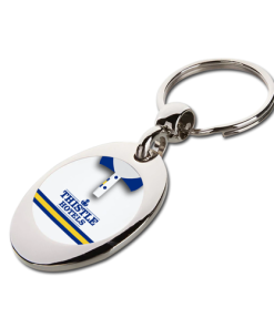 Leeds Utd Retro Home 1993 Shirt Trolley Coin Keyring