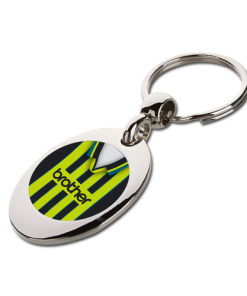 Man City Retro Away 1999 Shirt Trolley Coin Keyring